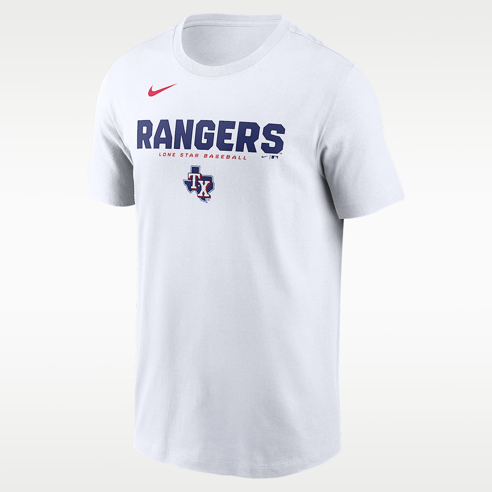 Texas Rangers Bold Team Name Men's Nike MLB T-Shirt. Nike.com